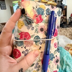 Handmade Laminated Junk Journal with Pen Holder